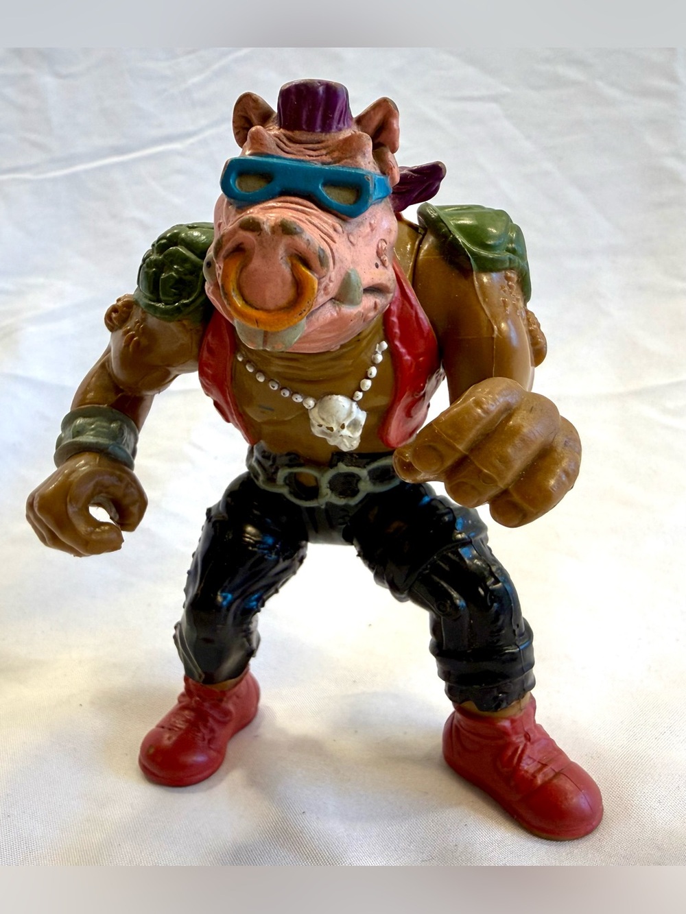 🔥 1988 Teenage Mutant Ninja Turtles TMNT Vintage "Bebop" Action Figure 🔥